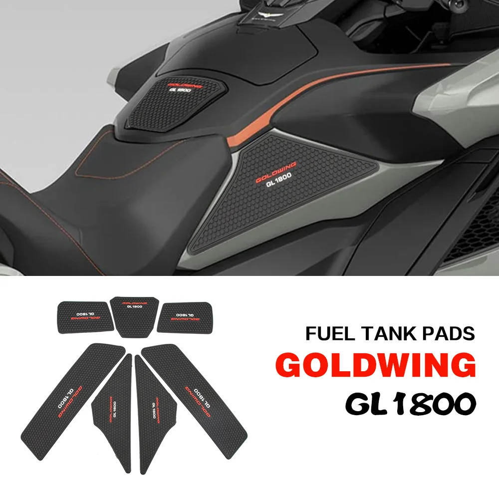 

for HODNA GL1800 GOLDWING Accessories Fuel Tank Pad Gold Wing Luggage Protector Stickers Goldwing1800 Knee Grip Pad GL1800 Parts