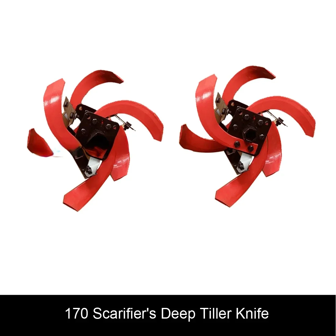 Rotary tiller accessories: weeding, trenching, and deep plowing blades