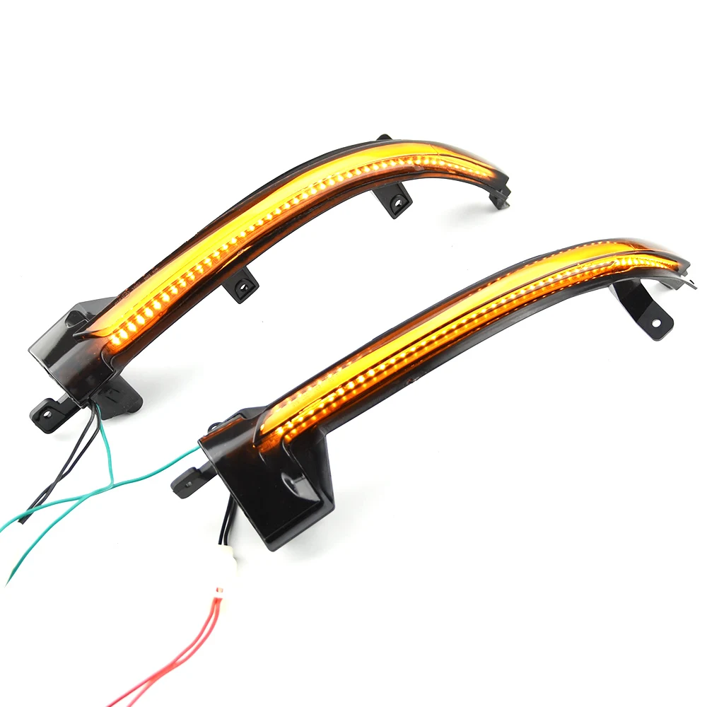 

Для VW Touareg II MK2 7P 2010-2018 (с легкой версией) 2 светодиодных динамических мигалок бокового зеркала