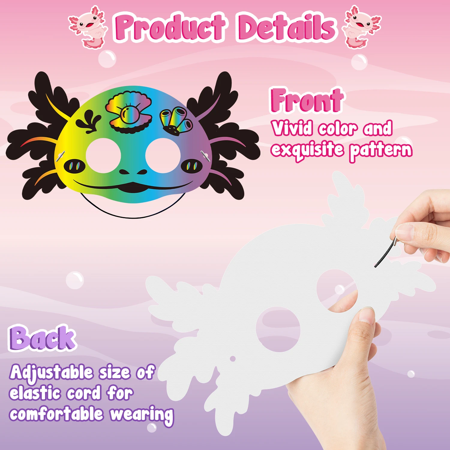 30 Pcs Axolotl Scratch Art Mas - Art Craft Activities 评论和价格