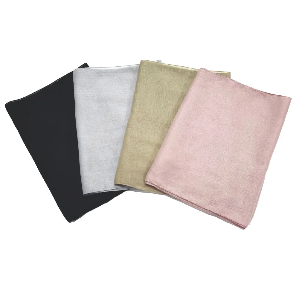 

Solid Color Small-Sized Encrypted Scarf Muslim Versatile Headscarf Women'S Fashionable And Elegant Accessory