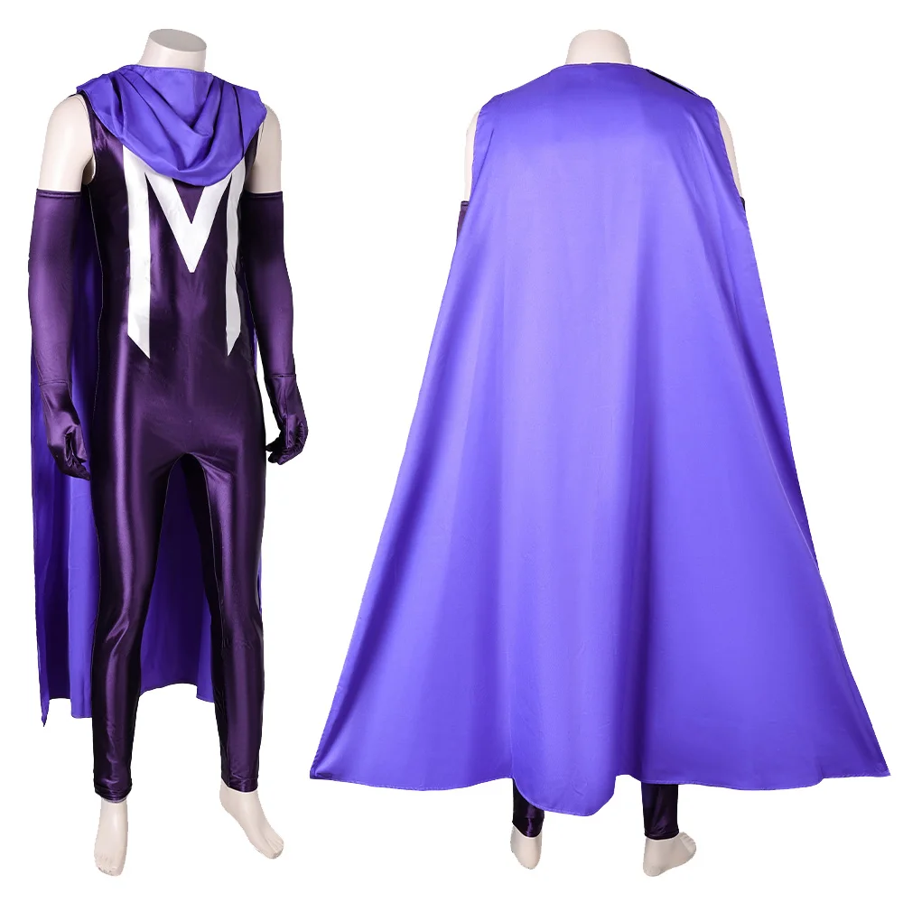 Fantasia magneto cosplay manto dos desenhos animados anime x super vilão disfraz traje adulto homem fantasia halloween carnaval festa roupas