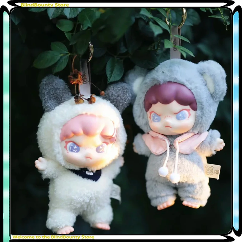 Новая оригинальная глухая коробка Dora Furry Animal Series, виниловая плюшевая загадочная коробка, кукла, подвеска, украшение для рюкзака, кукла, модель для девочек, подарки