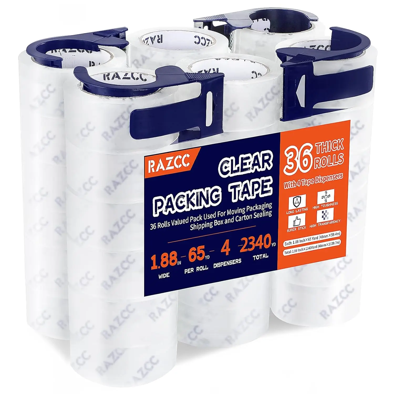 Packing Tape, 36 Ro…