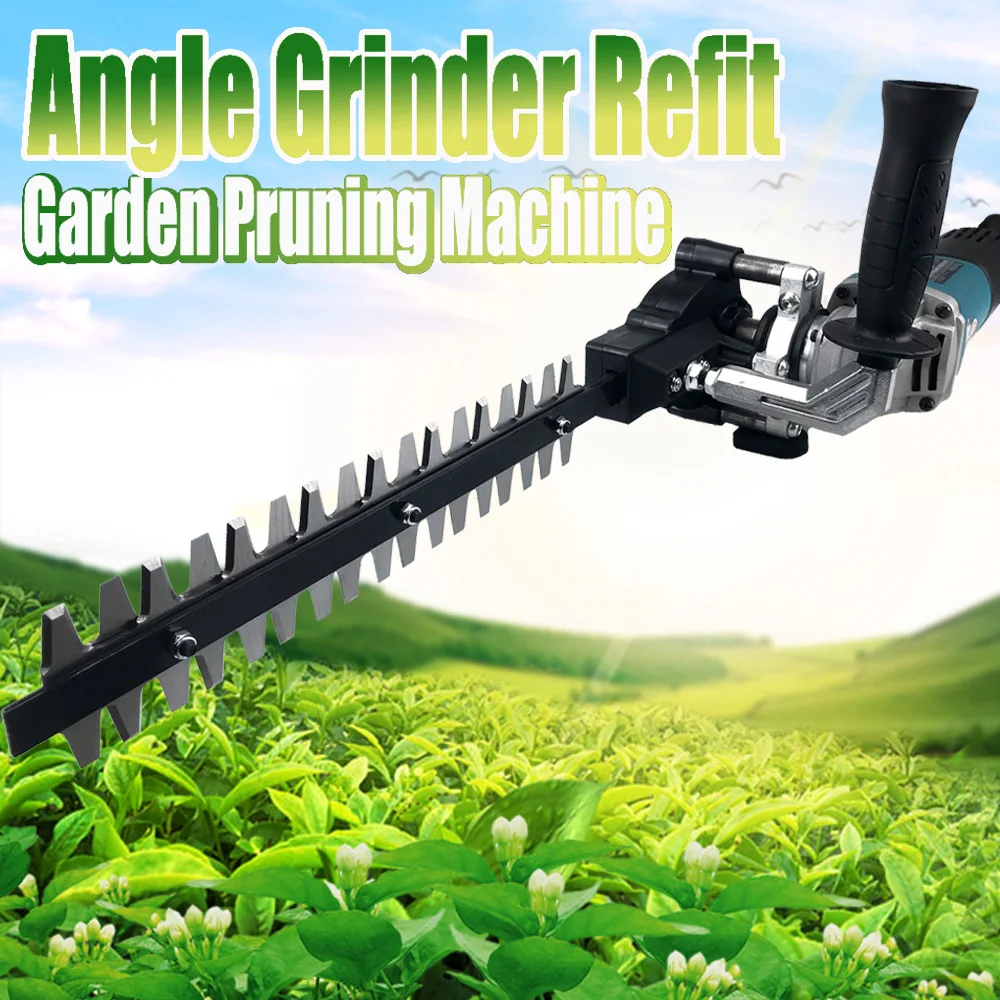 Household Garden Tools Angle Grinder Conversion Hedge Trimmer Tea Tree Picking Mower Electric