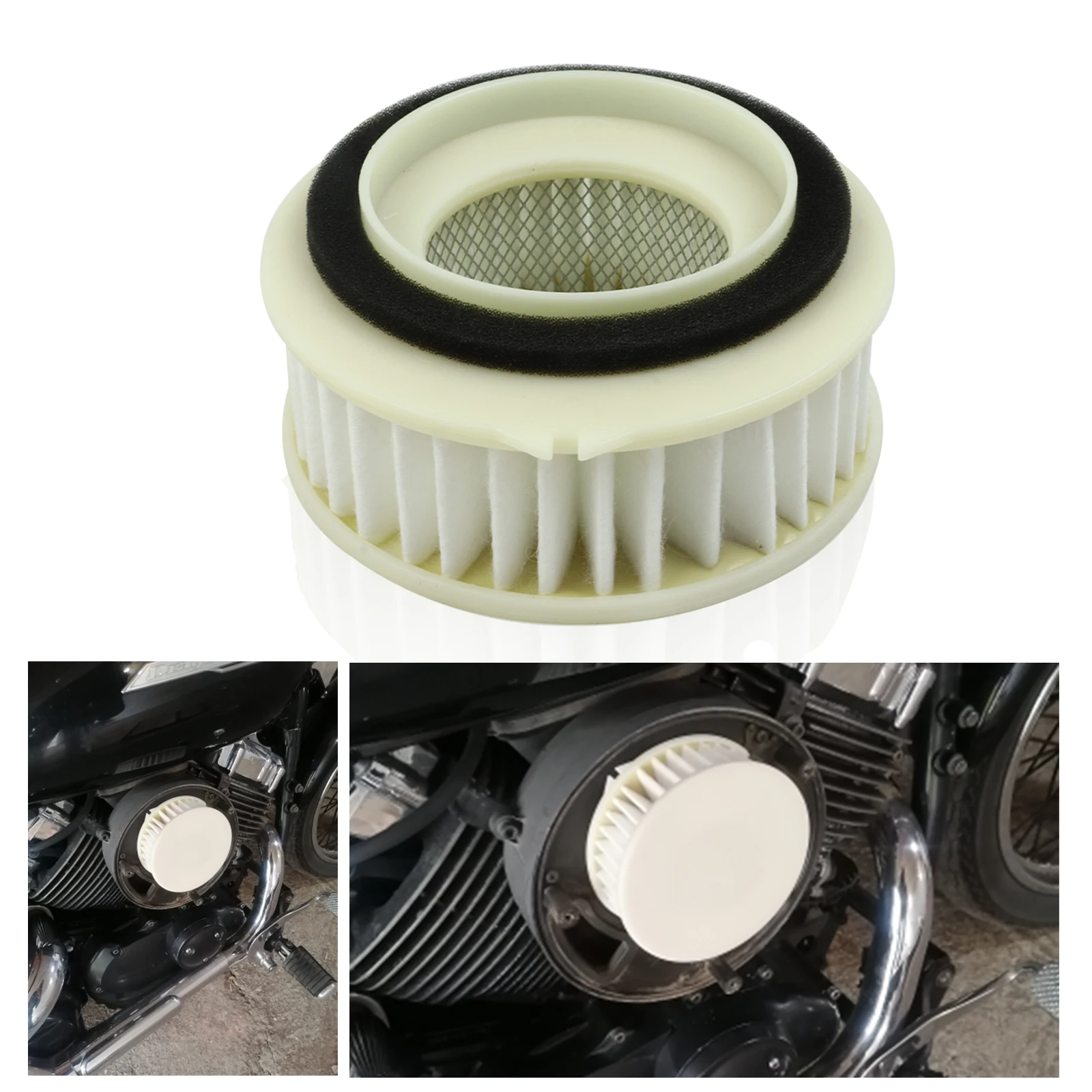 Air Filter Cleaner for Yamaha XVS650 XVS 650 V-Star 650 Custom Drag Star 650 XVS650A Classic HFA4607 4TR-14451-00 4TR1445100