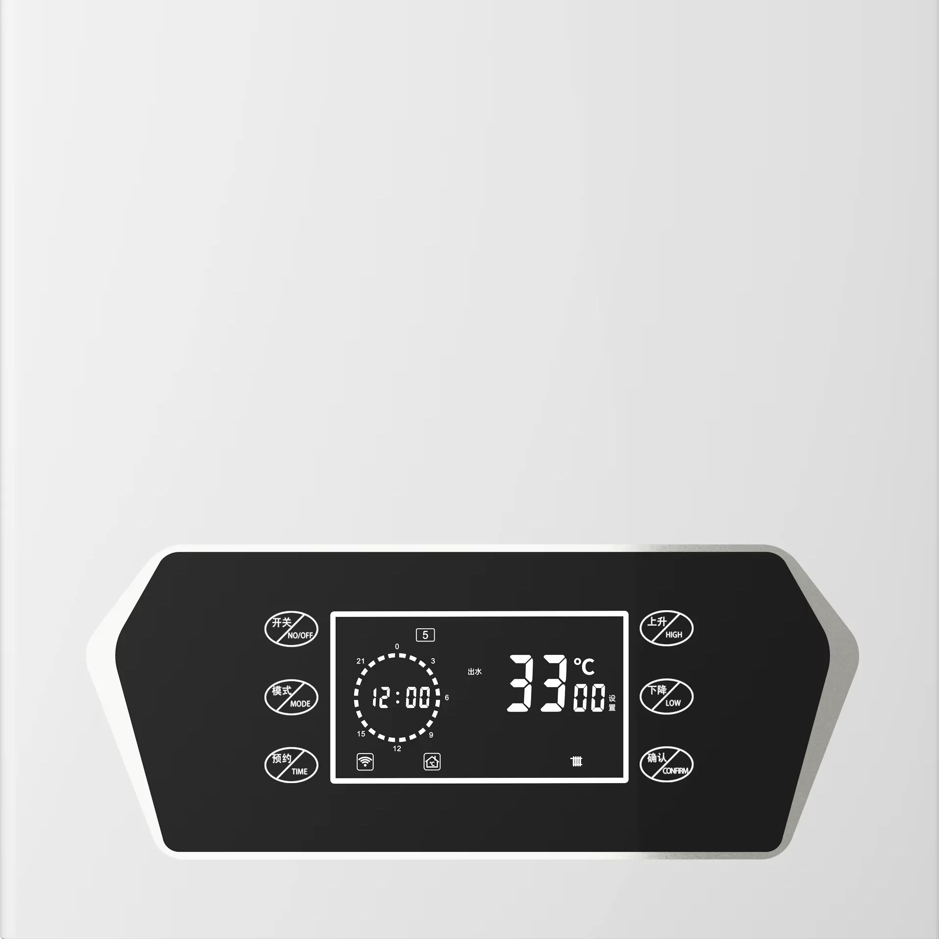 Energy Saving Electric Wall Hung Boiler With Digital Control Compact Size Quiet Operation And Long Service Life