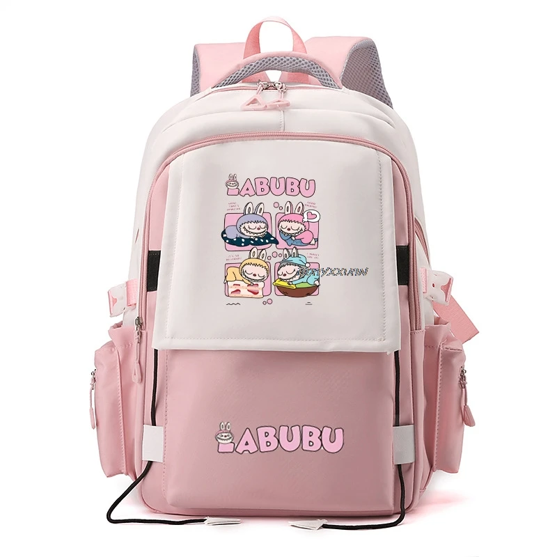 Cute labubu Girl Boys Kids School Book Bags Birthday Gift Teenagers Schoolbags Women Travel Backpack