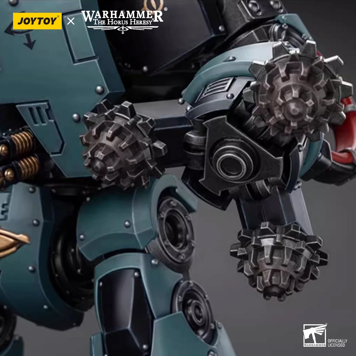 Joytoy warhammer figura de ação sons de horus leviatã dreadnought com brocas de cerco articulações estatueta móvel coletor modelo brinquedo