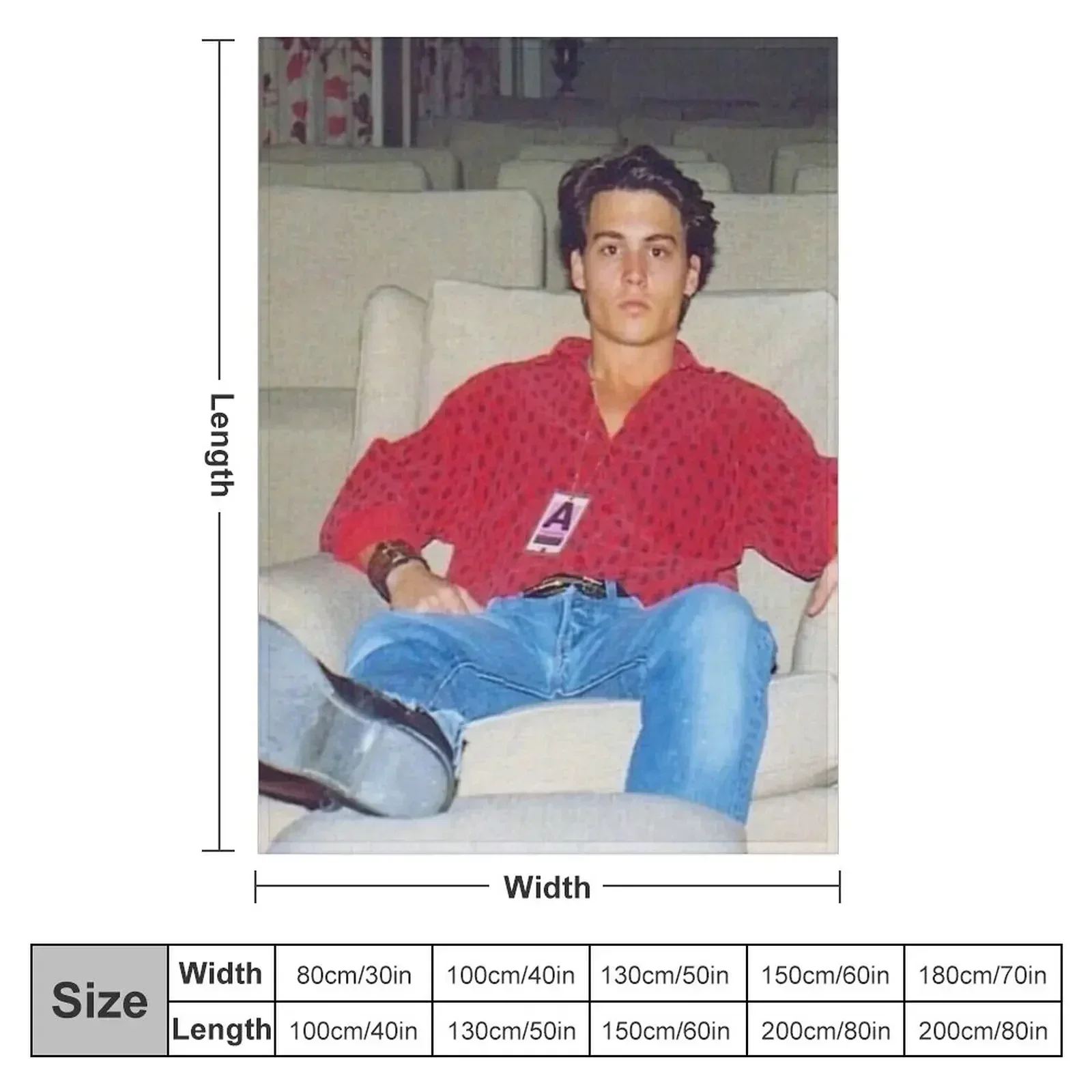 Jonny Depp Throw Blanket For Decorative Sofa valentine gift ideas Sleeping Bag Soft Big Blankets