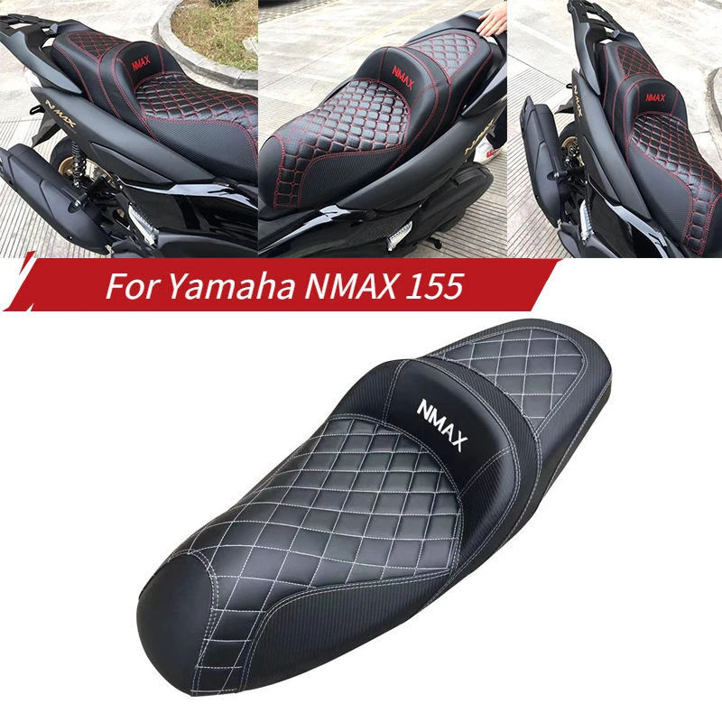 Motorcycle Front Driver Rear Pasenger Whole Integrated Seat Cushion Cover Cowl Rear Pasenger Cushion for Yamaha NMAX 155