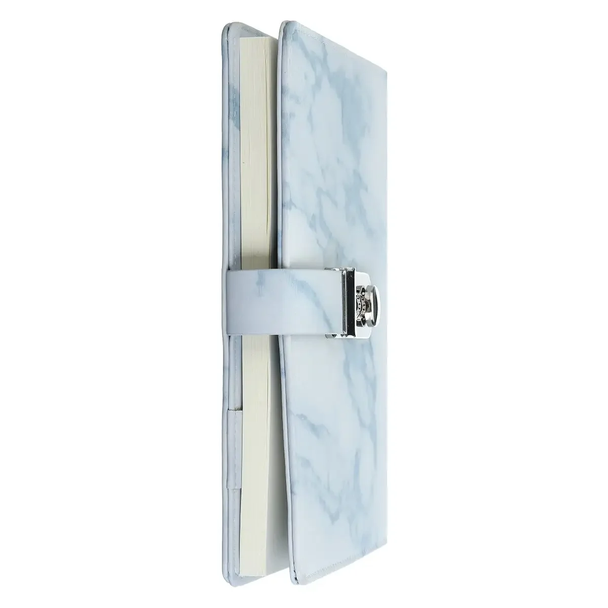 Notebook Paper Vintage Leather Marbling Diary Journal with Combination Password Lock Code Notebook School Office Stationery