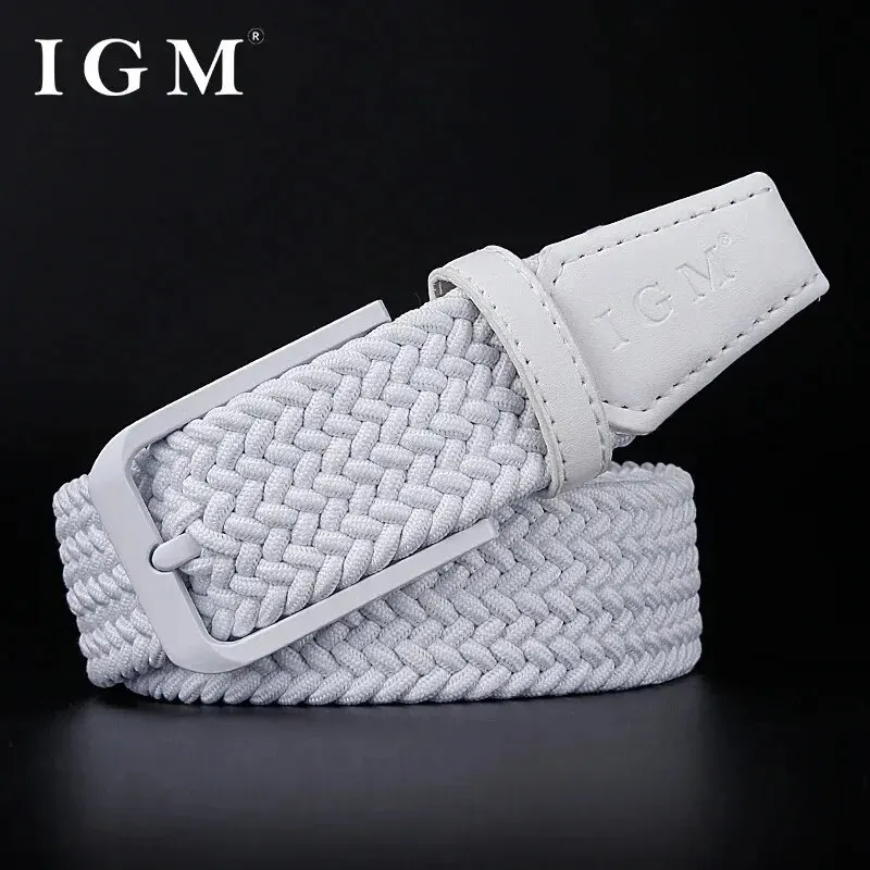 Golf Belt Men and Women New Summer Canvas Woven Leisure Sports Elastic Joker Advanced Waistband