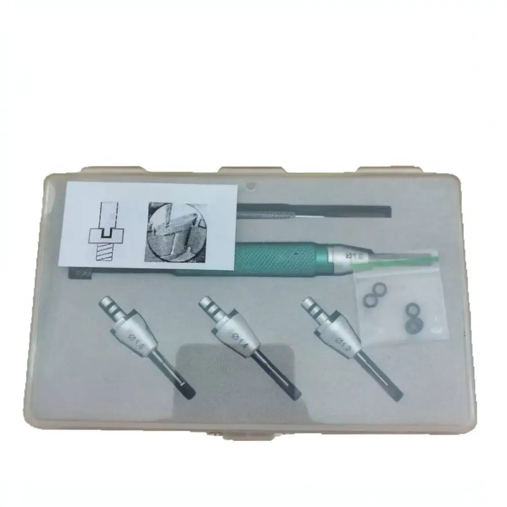Ergonomic Precision Screwdriver Tool For Glasses Watch Repair Hand Tool Set U Shape H Shape Bits Repair Supplies