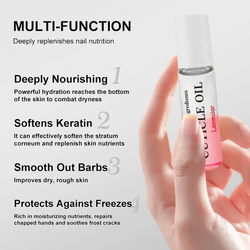 Healthy Nails on Go Nail Nourishing Oil Revitalize Nourish All-natural Dual-color Nail Nutrition Oil for Healthy Moisturized