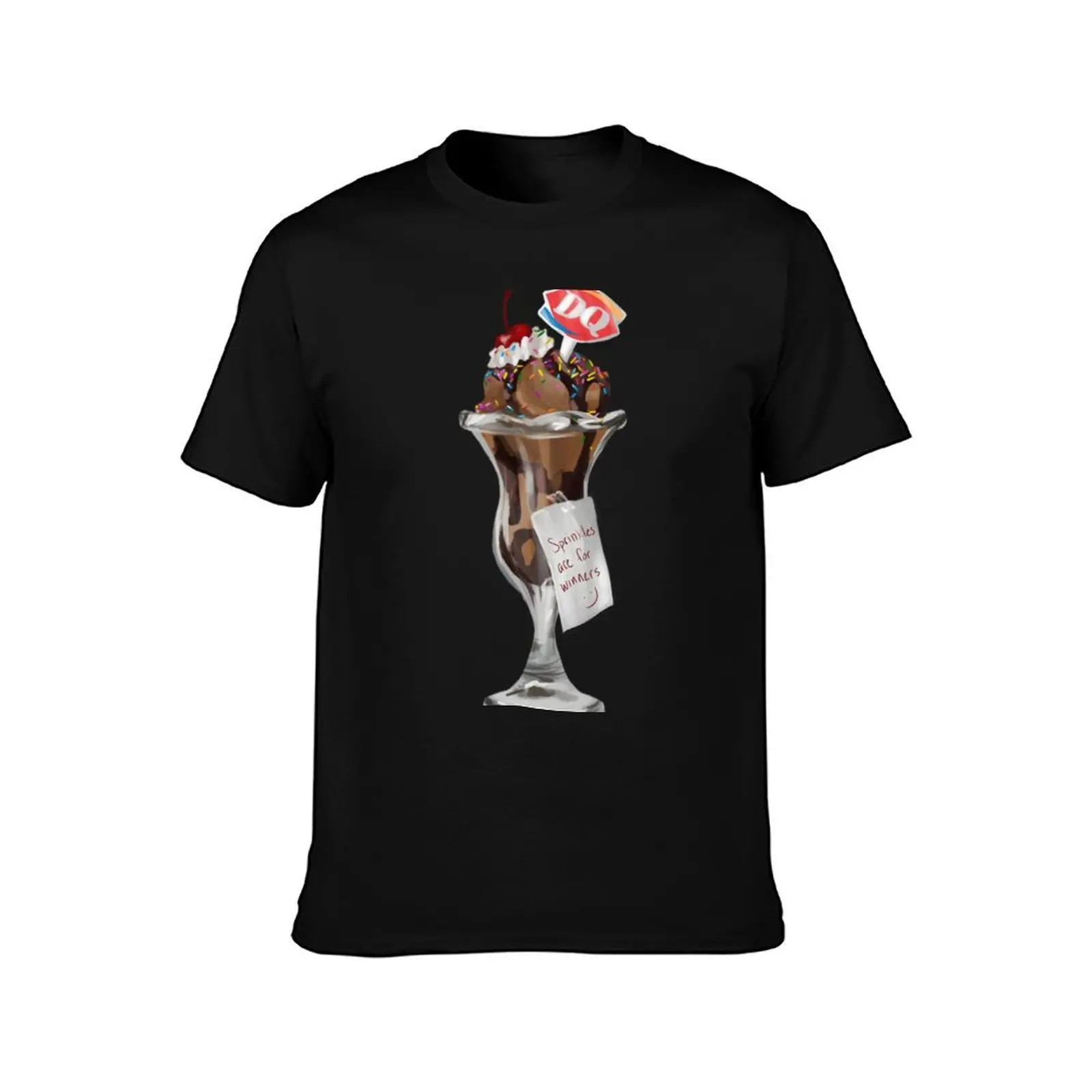 Sprinkles are for Winners T-Shirt, Summer Casual Cotton Tee, Oversized Streetwear Tops, Vintage Graphic Print, Unisex Men Women