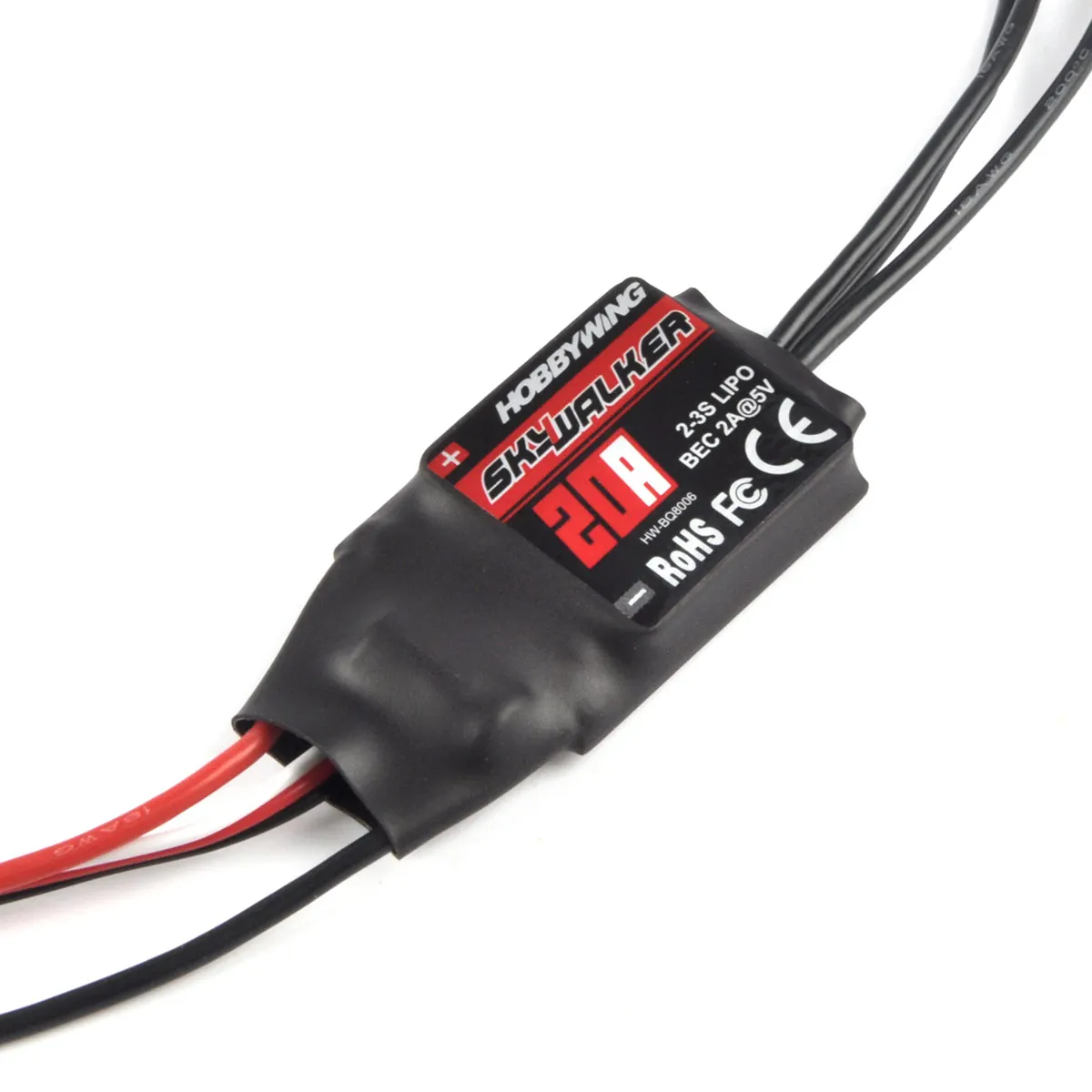 Hobbywing Skywalker 2-6S Brushless ESC Speed Controller 12A/15A/20A/40A/50A/60A/80A Build in BEC UBEC For RC HeliCopter Airplane