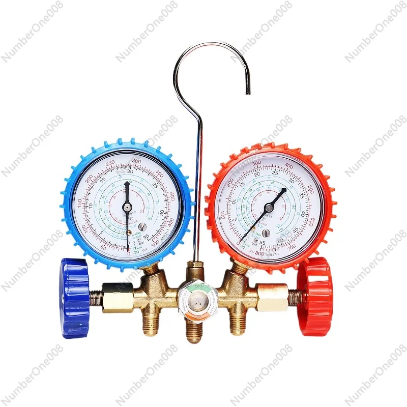 Car air conditioning fluoride gauge 536G refrigerant pressure gauge refrigerant double gauge valve tool set