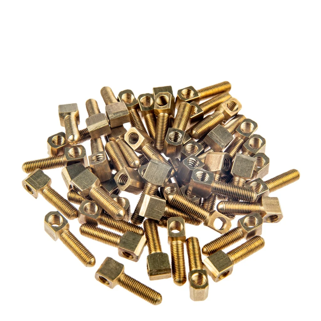 

LOOK Assorted Double Bass Bow Eyelets Brass Standard Thread Normal Shank Bow Replacement Pernambuco Upright Bass Bows DIY Parts