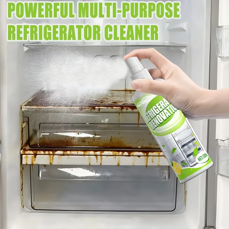 100ml Refrigerator Cleaner & Deodorizer Spray by QIFENGHE - Lemon Scented