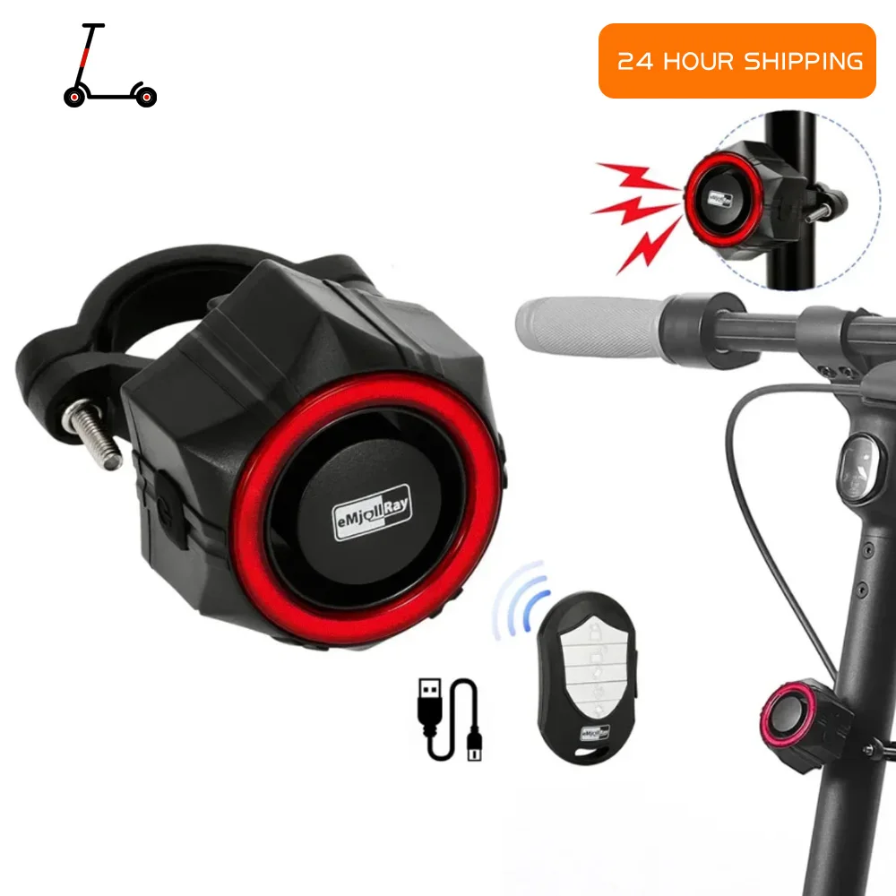 

Anti-Theft Alarm 110dB Vibration Sensor For Ninebot Max G30 G30D G2 F20 F30 Electric Scooter Wireless Burglar Remote Control