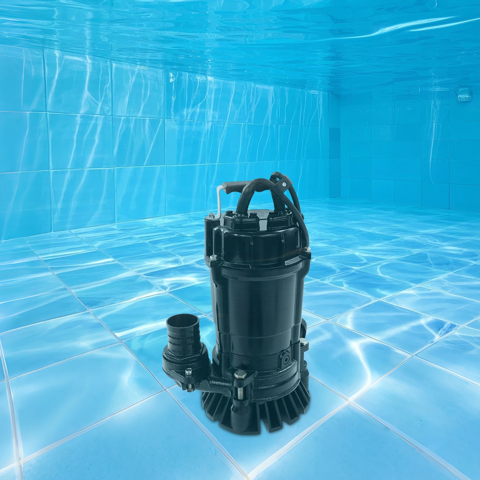 

Насос отрывного отрыва 750 Вт, строительный насос, погружной насос для грязной воды с длинным кабелем для наружных резервуаров для хранения, подвала, канализации