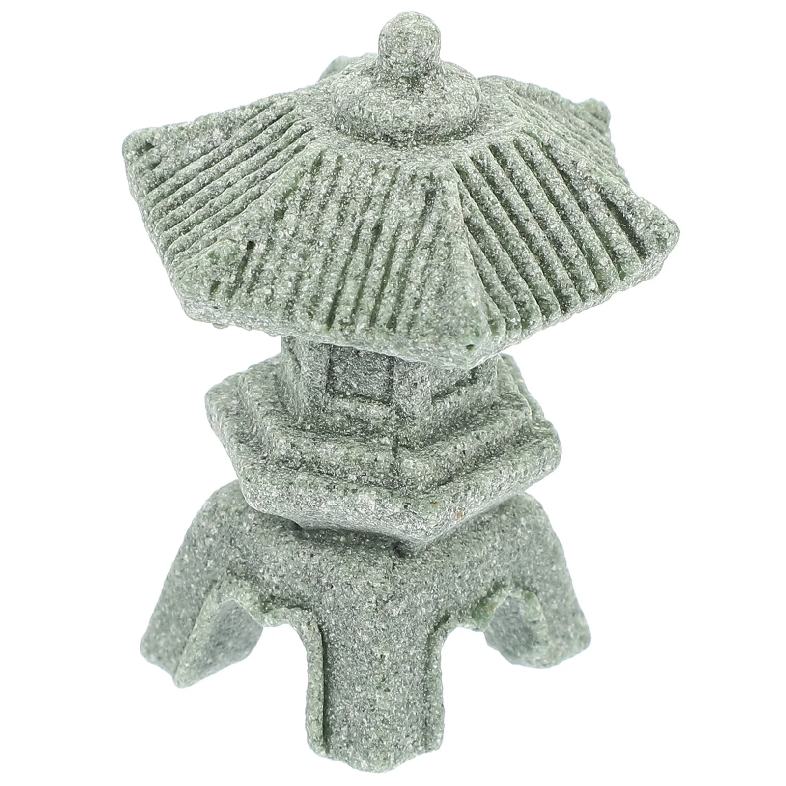 

Statue Ornaments Japanese Tower Light Decoration Pagoda Stone Garden Pavilion Model Sand Table