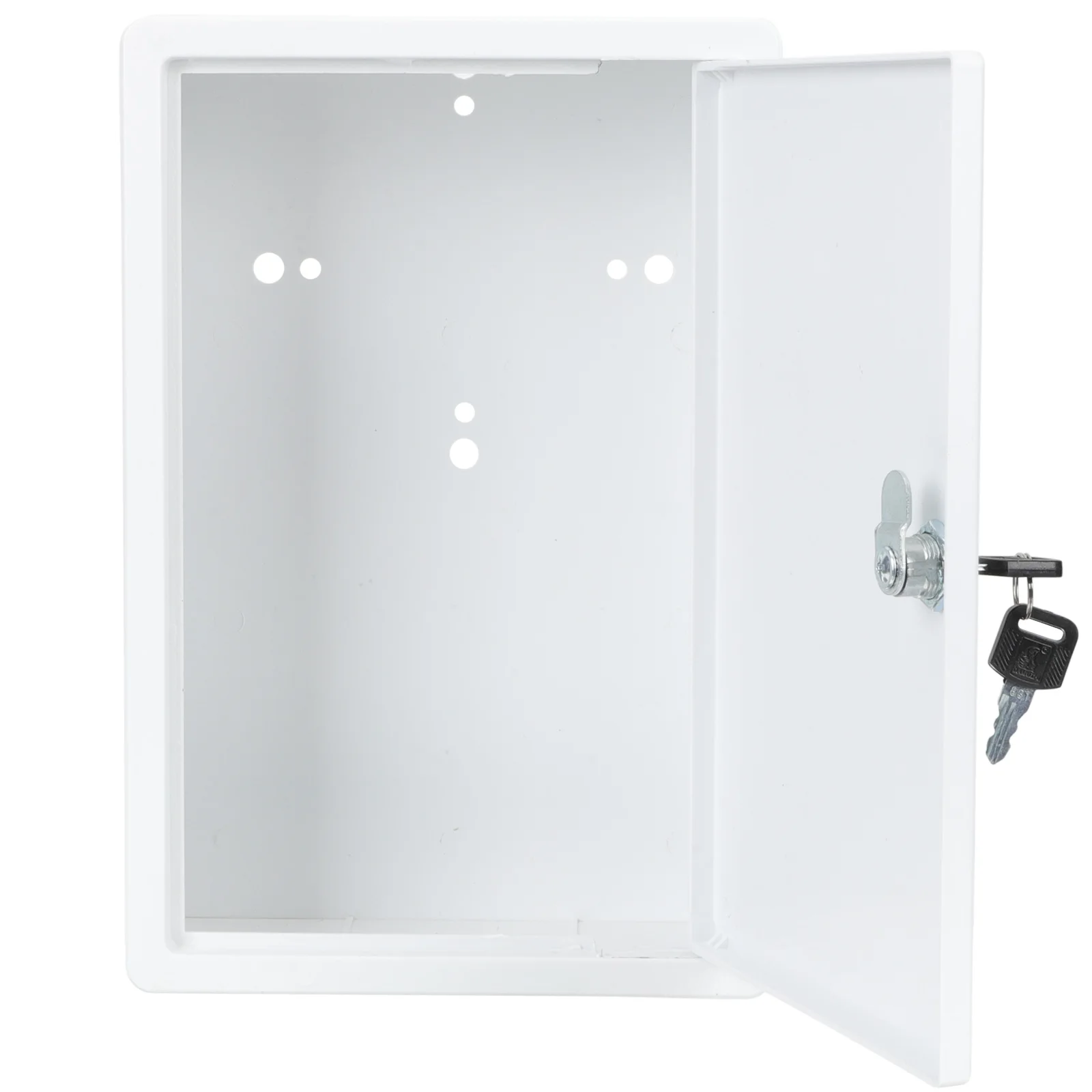

Plastic Mail Container Storage Organizer for Milk Bottles Durable Craftsmanship Secure Lockable Wall Install Portable Delivery