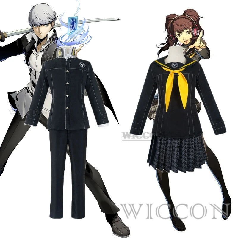 

Аниме Shin Megami Tensei Persona 4, Kujikawa Rise Yasogami Yu Narukami, карнавальный костюм для взрослых, школьная форма, костюм на Хэллоуин JK DK