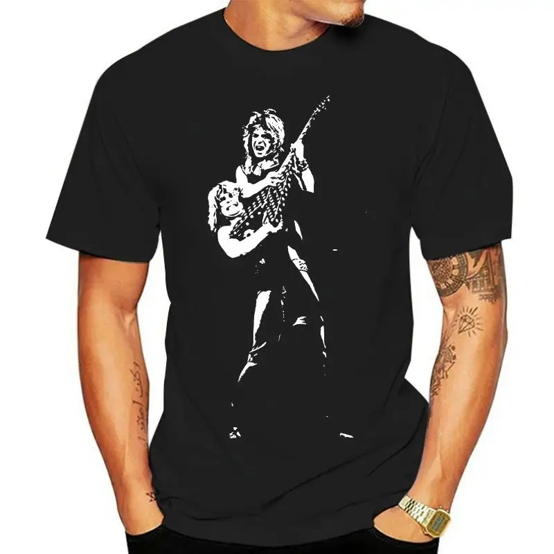 Randy Rhoads & Ozzy Osbourne Live V2 BLACK T SHIRT cotton all sizes S-5XL