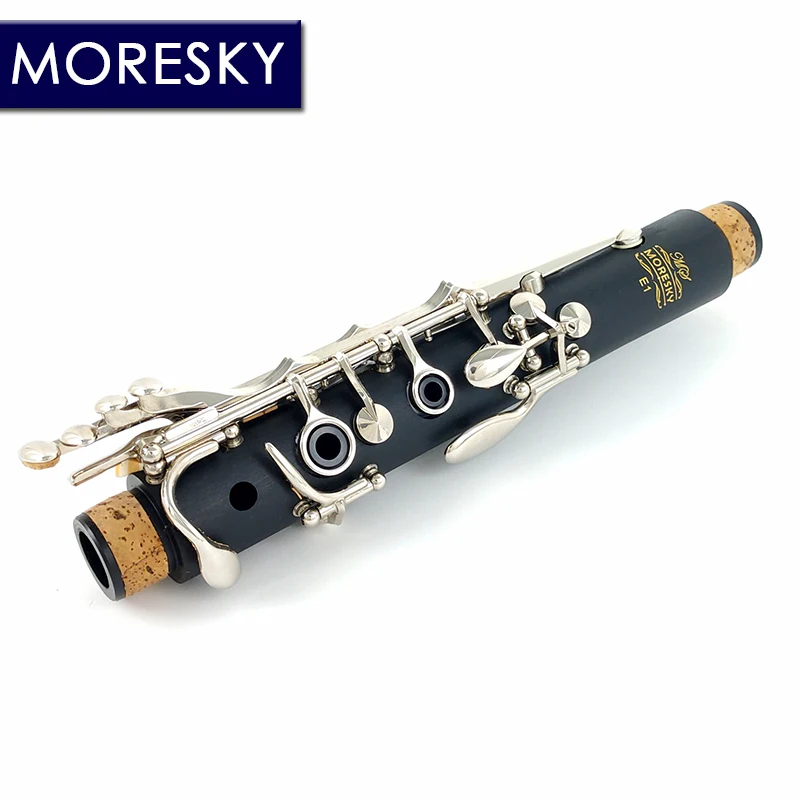 مورسكي Bb الكلارينيت 17 مفتاح Sib Klarnet /ABS الباكليت مادة الجسم الكلارينيت شعار مخصص #6