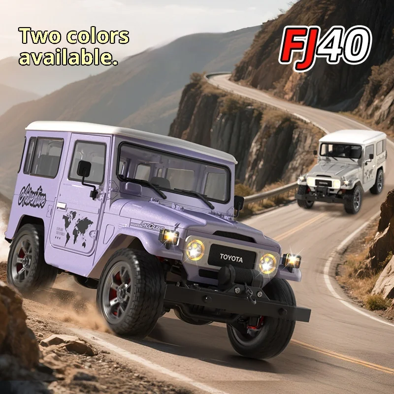 Henguan 1/16 textura de Metal FJ40 coche de Control remoto de simulación HG4-211 transmisión de Metal juguete para niños coches y juguetes RC de alta calidad