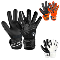 Goalkeeper Gloves Latex Football Wrist Strap Kids Adults Anti-Slip Protection Soccer Strong Grip Match Training Goalie Glove