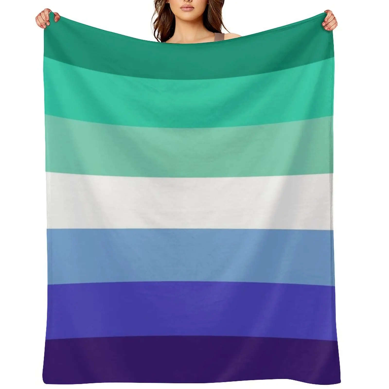 

MLM Gay Pride Flag Throw Blanket Bed Tourist Winter beds Decorative Throw Blankets