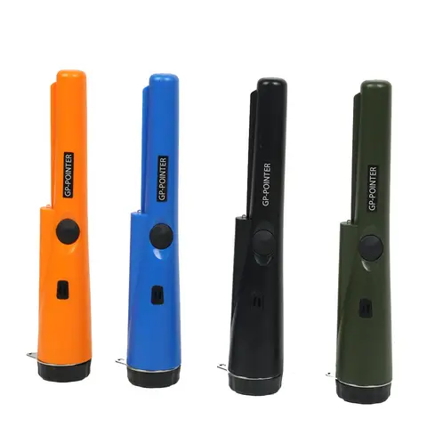 GP POINTER Handheld Metal Detector 4cm Depth Detection Sound Light Alarm Scanning Detector for Iron Over 2.5cm Length