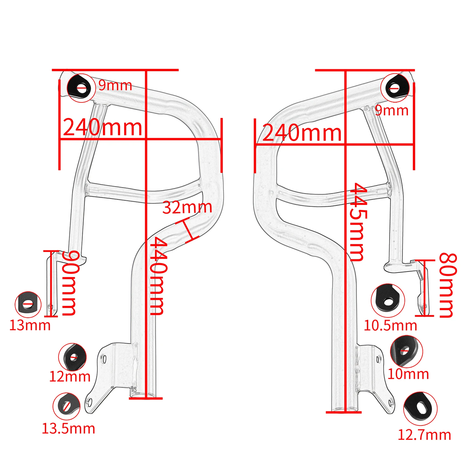 Motorcycle Highway Engine Guard Crash Bar For Kawasaki Vulcan S 650 EN650 VN650 EN VN 2015-2024 2023 2022 Bumper Fall Protection