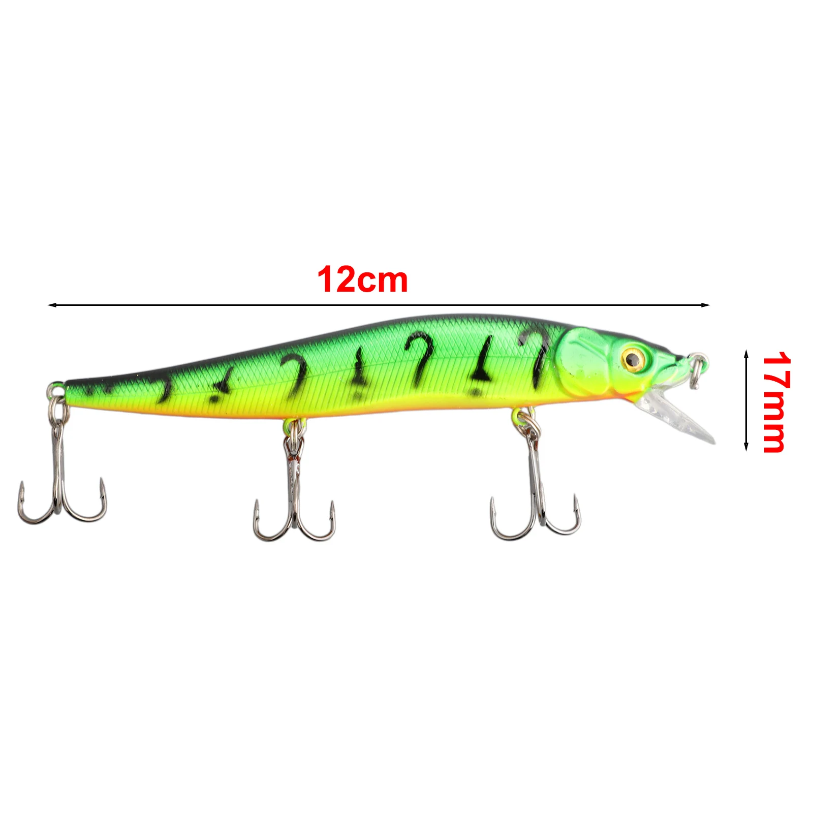 Brand New Fishing Lure Lure 3D Eyes Colorful Bodies Excellent Visual Effect Pvc Fishing For Fishing Enthusiasts