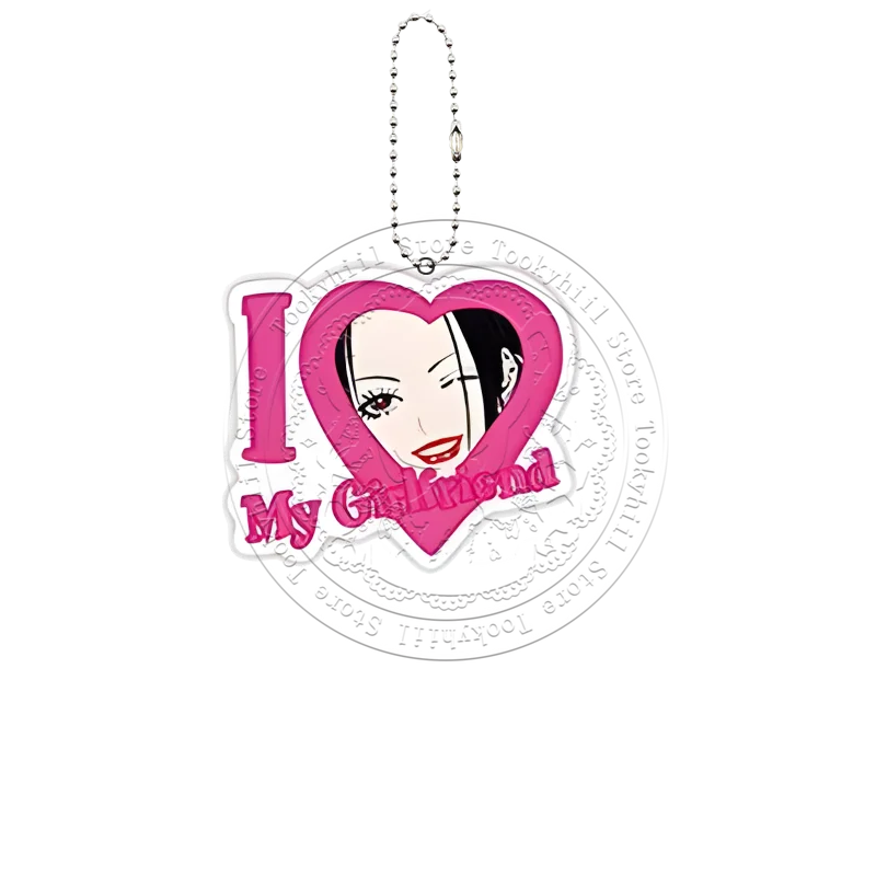 Portachiavi Nana in acrilico Komatsu Nana Cartoon HD Cosplay Studente squisito Decora borsa Portachiavi Accessori pendenti Regalo di compleanno
