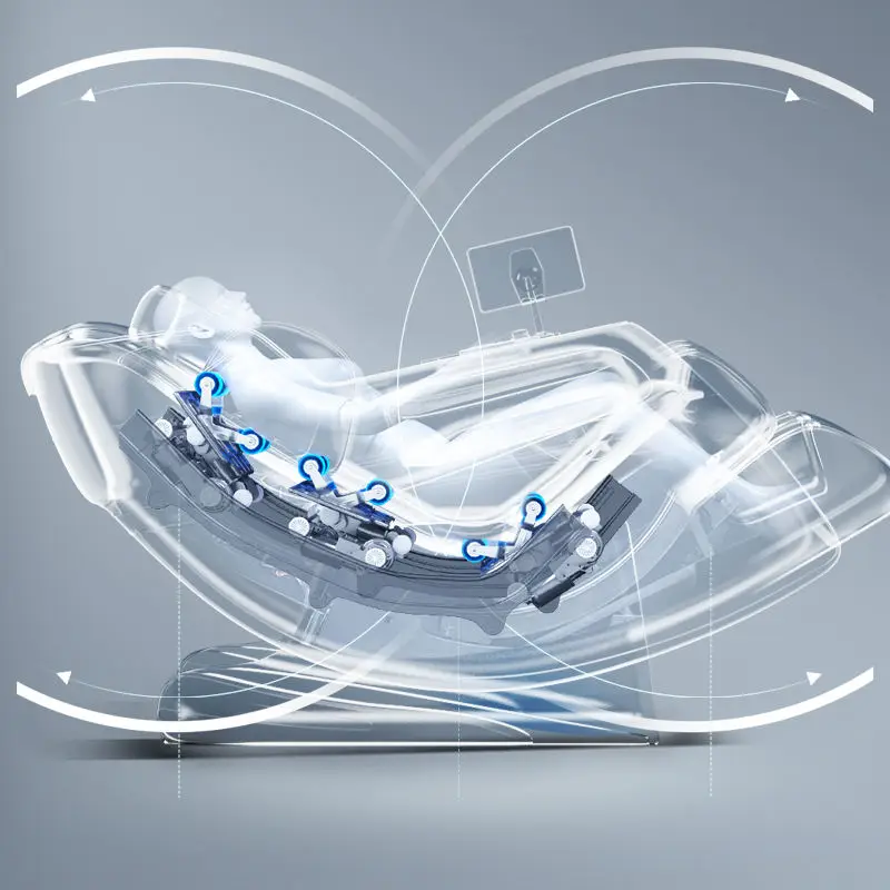 Multi-Function Zero Gravity Spa Office Massage Chair with Airbags Shiatsu Heating Portable for Body Application