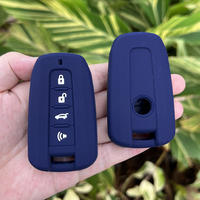 3 4 Buttons Silicone Car Key Cover Case Protect Skin Shell for SSANGYONG TIVOLAN ACTYON KYRON Korando Rodius Remote Keychain Set