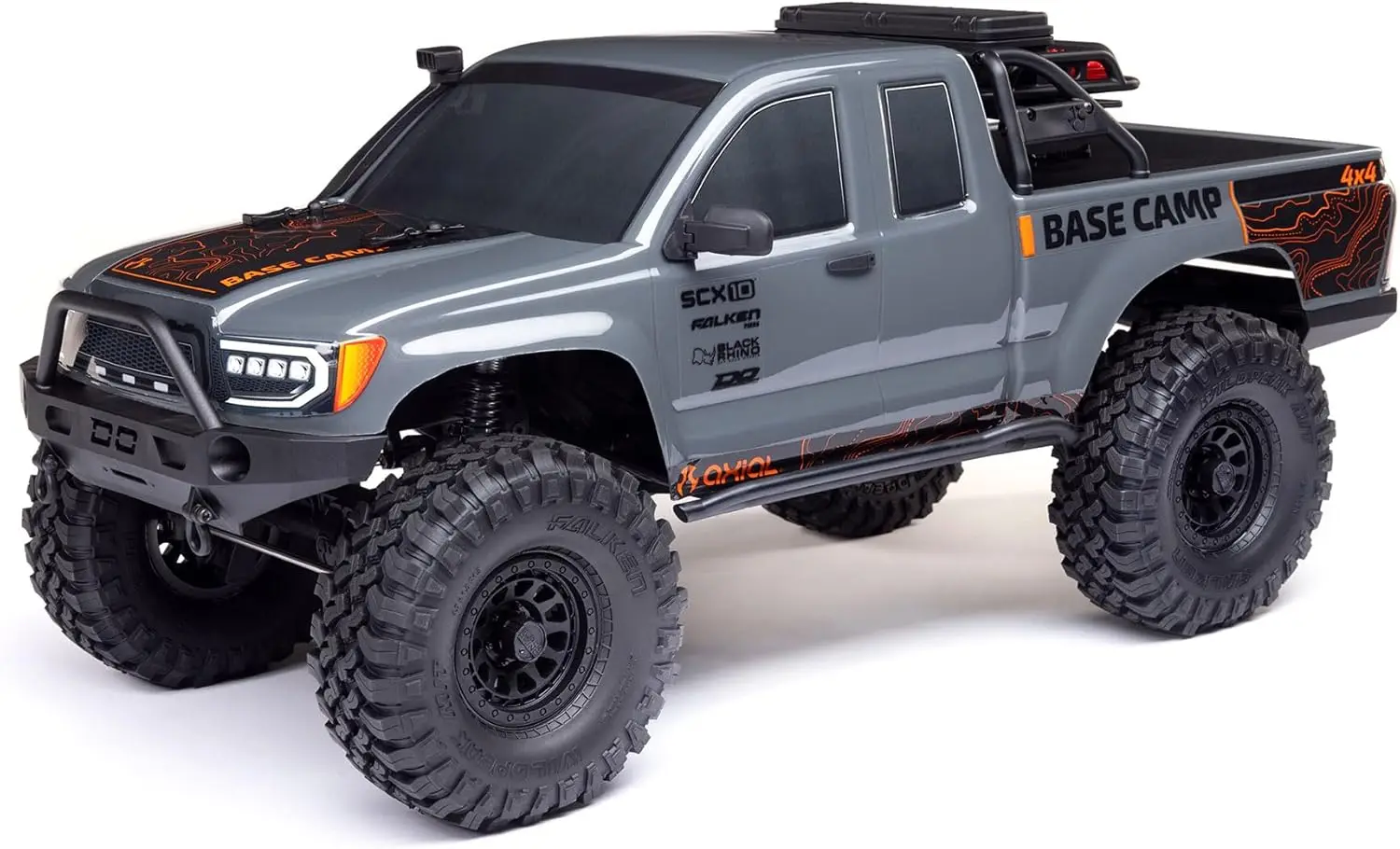 1/10 4WD Brushed Rock Crawler RTR, Gray (Battery and Charger Not Included)