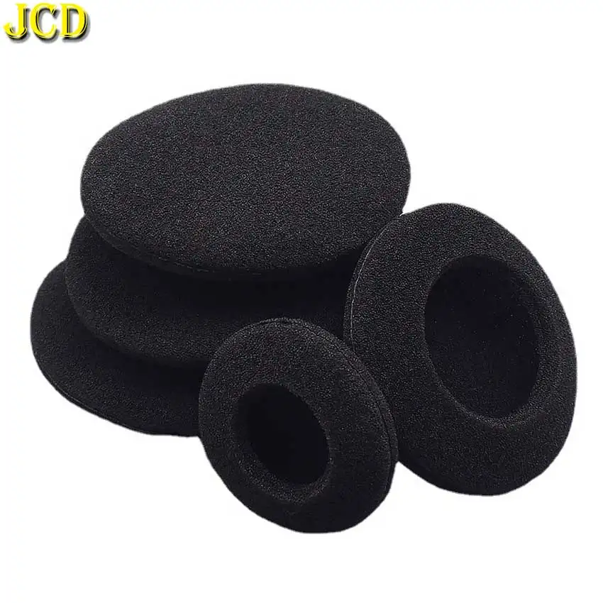 JCD 10pcs 18mm 35mm 45mm 50mm 55mm 60mm Foam Ear Pads Headphone Replacement Sponge Covers Ear Cushions Headset Earmuffs Eartips