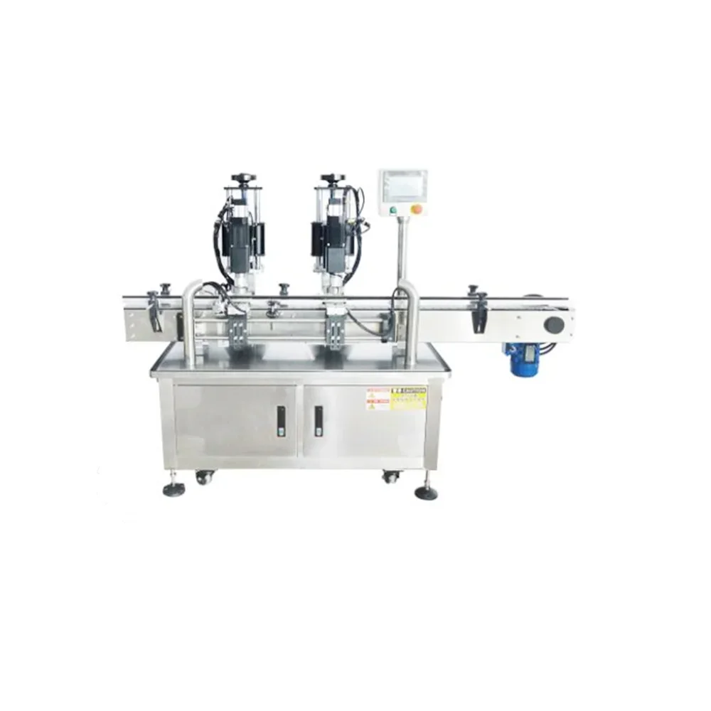 Electrically Driven Double Servo Capping Machine High-accuracy Glass Electric Bottles Food Provided 220v DB Automatic 350 CN;ZHE