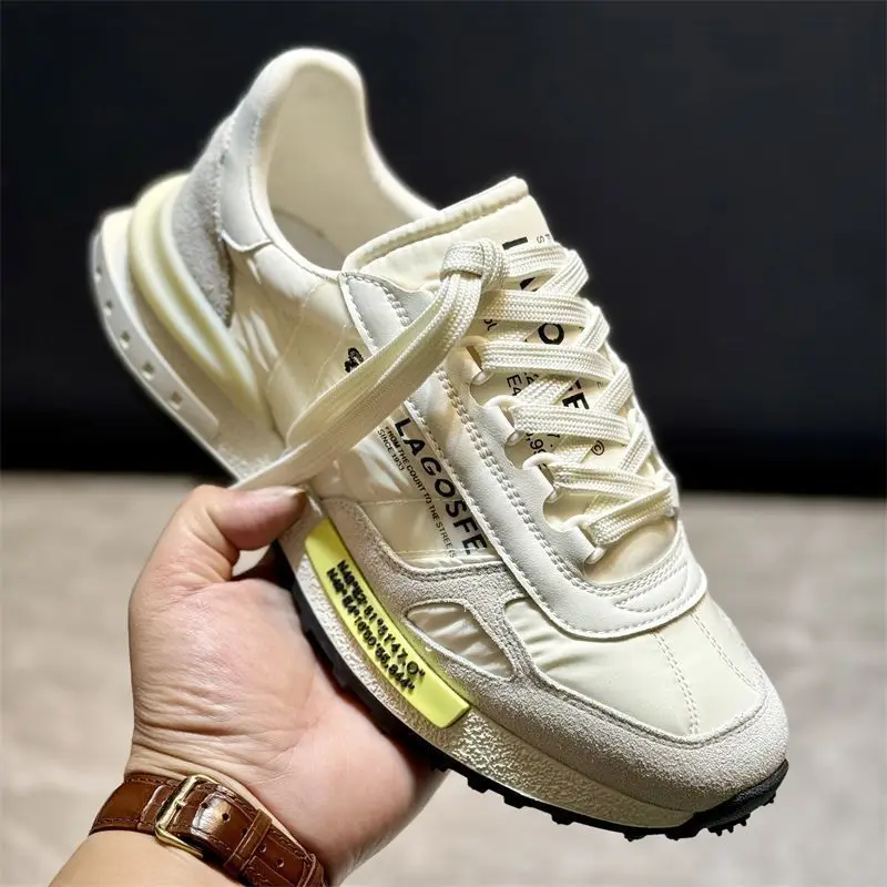 PaulGabrlie Men's Breathable Thick Bottom Casual Shoes Fashionable Sports Style Summer Collection Comfortable All-Season Wear