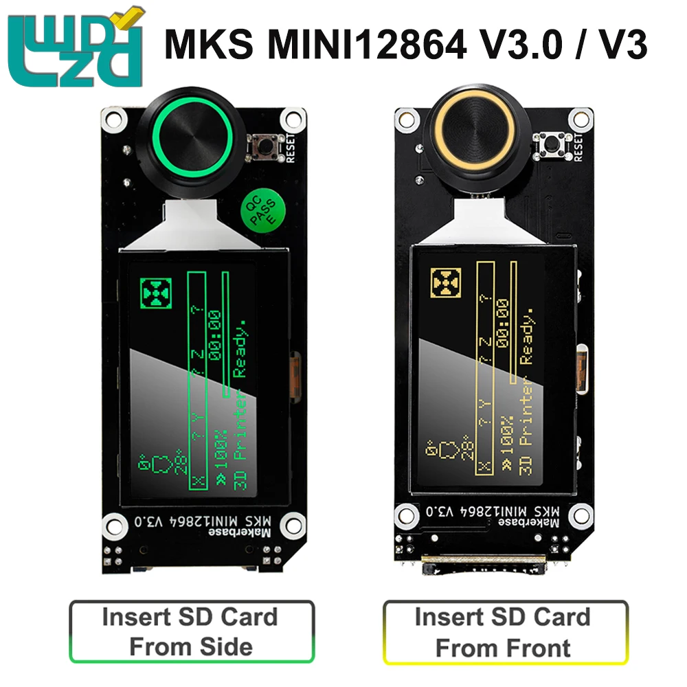 

Makerbase MKS MINI12864 V3 ЖК Смарт-дисплей экран MKS SKR VORON Mini 12864 интеллектуальный экран управления Запчасти для 3D-принтера