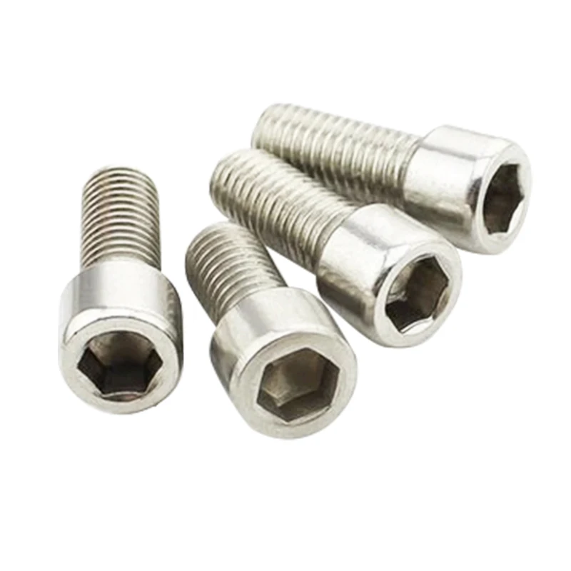 2/5PCS M12 *(20mm-120mm) 스레드 201 스테인레스 스틸 육각 육각 소켓 캡 머리 나사 볼트 원통형 머리 알렌 볼트