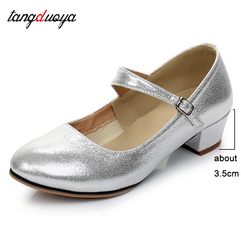 ballroom dancing shoes for woman sansha latin dance shoes low heels 3.5cm closed toe Salsa Tango dance shoes women