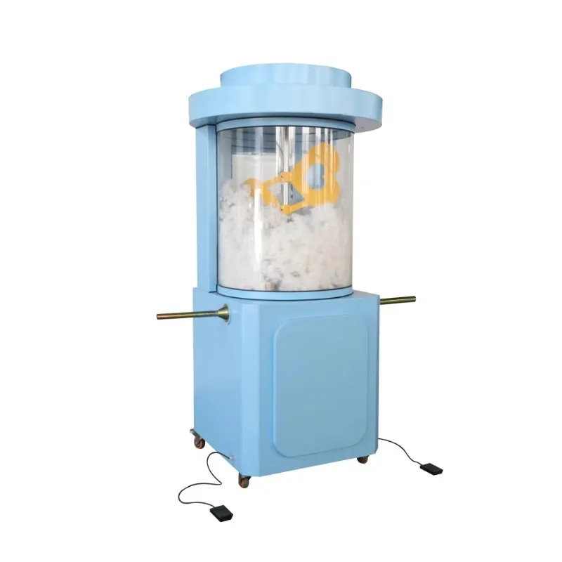 Customizable Plush Toy Filling Machine, Motor Driven Mobile Unit For Fiber And Ball Fillers, Animal Toy Production, 110V/220V