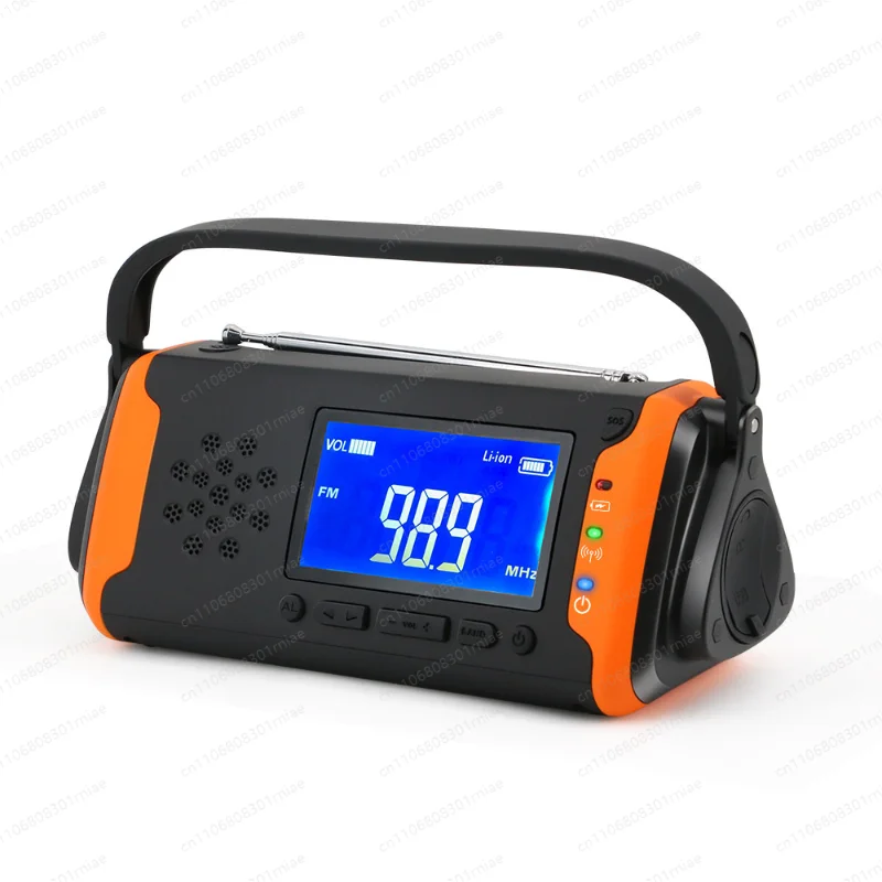 Outdoor solar emergency radio Multi-function weather Japanese radio Emergency hand-cranked power generation radio