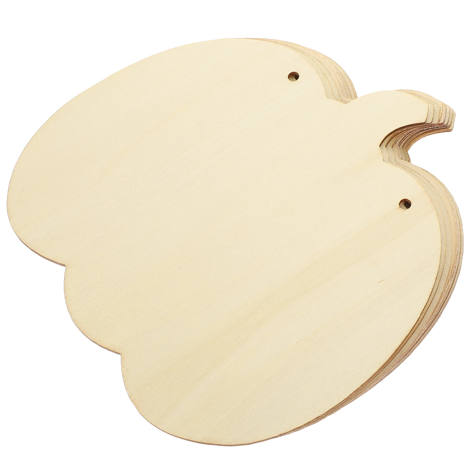 

10Pcs Wooden Pumpkin Shapes Unfinished Craft Tags DIY Decorative Ornaments for Living Room Bedroom Craft